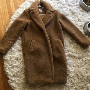 Light Brown GAP Fur Coat